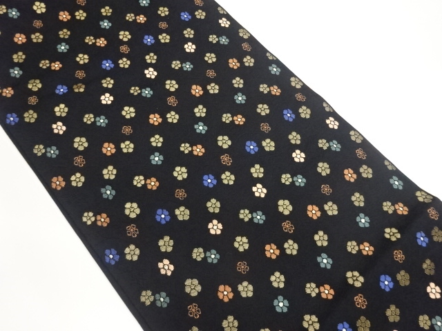 JAPANESE FUKURO OBI / WOVEN FLOWERS